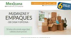Desktop Screenshot of mexicanamudanzas.com